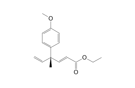 (2E,4S)-4-(4-methoxyphenyl)-4-methyl-hexa-2,5-dienoic acid ethyl ester