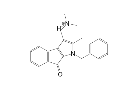 (1-benzyl-2-methyl-8-oxo-1,8-dihydroindeno[2,1-b]pyrrol-3-yl)-N,N-dimethylmethanaminium