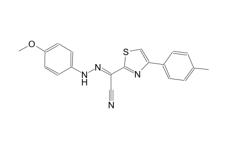 2-thiazoleacetonitrile, alpha-[(4-methoxyphenyl)hydrazono]-4-(4-methylphenyl)-