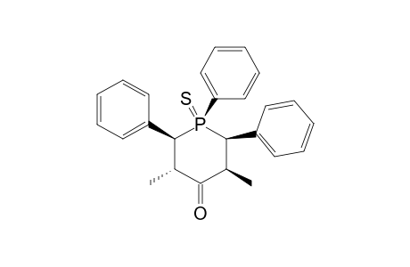 R-1,CIS-2(A),TRANS-6(E)-TRIPHENYL-CIS-3(E),5(E)-DIMETHYL-4-PHOSPHORINANONE-1-SULFIDE