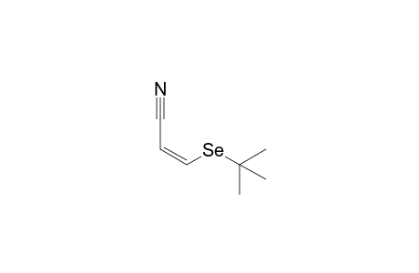 (Z)-3-(t-Butylseleno)propenenitrile