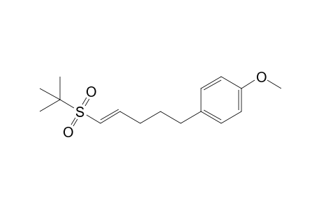 (E)-5-(4-Methoxyphenyl)-1-tert-butylsulfonyl-1-pentene