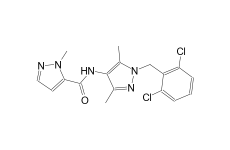 N-[1-(2,6-dichlorobenzyl)-3,5-dimethyl-1H-pyrazol-4-yl]-1-methyl-1H-pyrazole-5-carboxamide