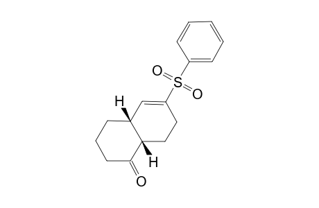 (4aS,8aS)-6-Phenylsulfonyl-1,2,3,4,4a,7,8,8a-octahydronaphthalen-1-one