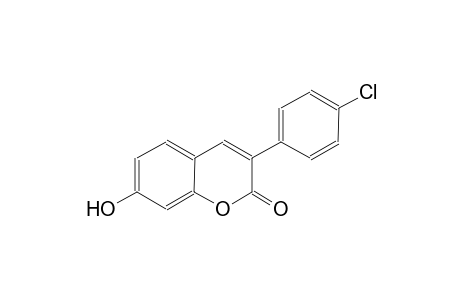 2H-1-benzopyran-2-one, 3-(4-chlorophenyl)-7-hydroxy-