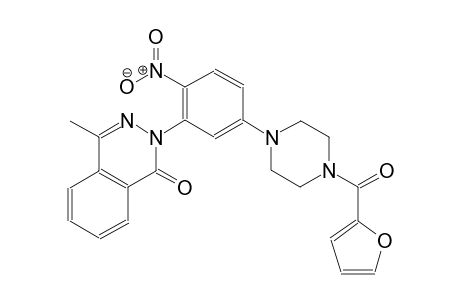 2-{5-[4-(2-furoyl)-1-piperazinyl]-2-nitrophenyl}-4-methyl-1(2H)-phthalazinone