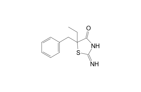 5-benzyl-5-ethyl-2-imino-4-thiazolidinone