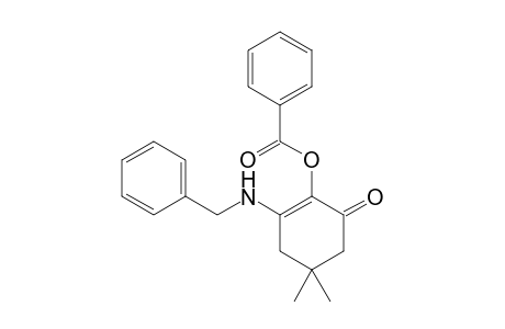 2-(Benzoyloxy)-3-(N-benzylamino)-5,5-dimethylcyclohex-2-en-1-one