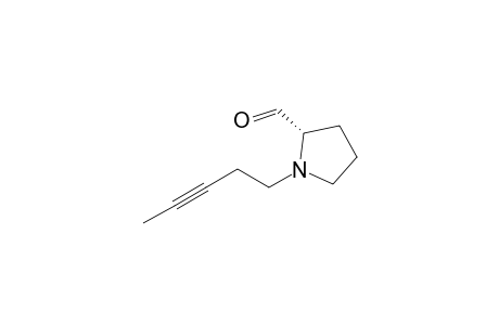 (S)-N-(3-Pentynyl)pyrrolidine carboxaldehyde