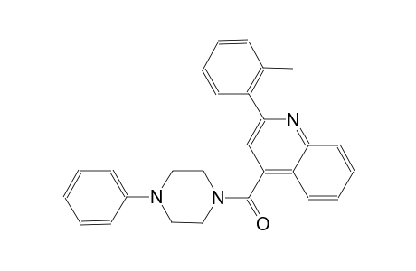 2-(2-methylphenyl)-4-[(4-phenyl-1-piperazinyl)carbonyl]quinoline