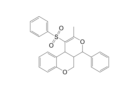 4a,10b-Dihydro-2-methyl-4-phenyl-1-(phenylsulfonyl)-4H,5H-pyrano[3,4-c]-[1]benzopyran