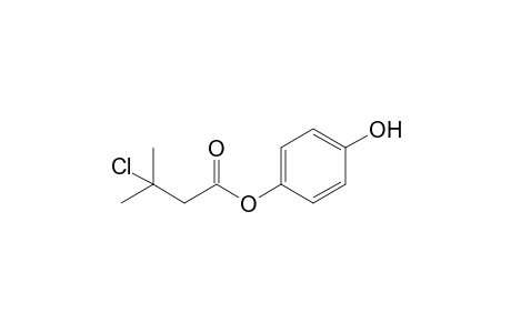 4'-Hydroxyphenyl 3-chloro-3-methylbutanoate
