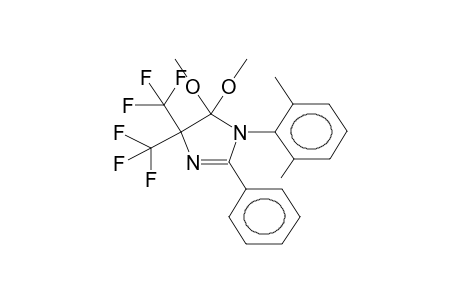 5,5-DIMETHOXY-1-(2,6-DIMETHYLPHENYL)-2-PHENYL-4,4-BIS(TRIFLUOROMETHYL)-2-IMIDAZOLINE
