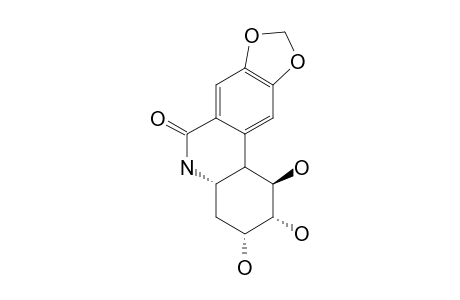 4AH-R,1H-TRANS,2H-CIS,3H-CIS,10B-TRANS,1,2,3-TRIHYDROXY-8,9-METHYLENEDIOXY-1,2,3,4,4A,10B-HEXAHYDRO-6(5H)-PHENANTHRIDONE