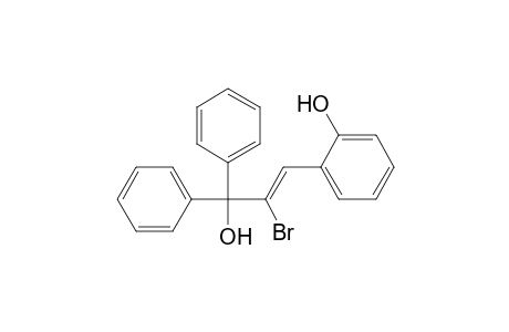 2-Bromo-3-(o-hydroxyphenyl)-1,1-diphenylprop-2-en-1-ol