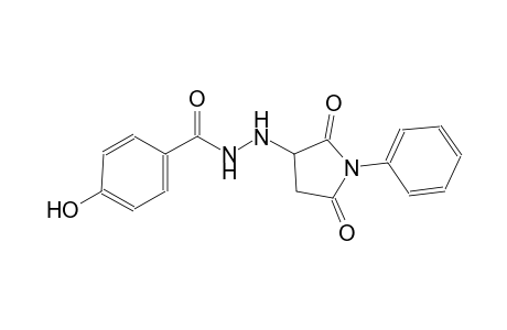 N'-(2,5-dioxo-1-phenyl-3-pyrrolidinyl)-4-hydroxybenzohydrazide