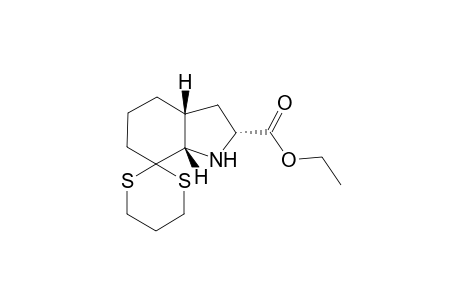 (2R,3aR,7aS)-2-spiro[1,2,3,3a,4,5,6,7a-octahydroindole-7,2'-1,3-dithiane]carboxylic acid ethyl ester