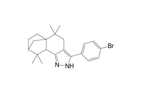 5-(4-bromophenyl)-2,2,10,10-tetramethyl-6,7-diazatetracyclo[9.2.1.0(1,9).0(4,8)]tetradeca-4,7-diene