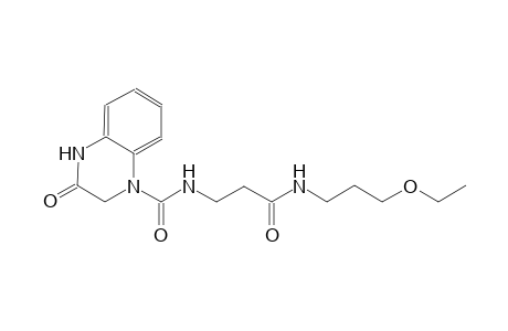 N-{3-[(3-ethoxypropyl)amino]-3-oxopropyl}-3-oxo-3,4-dihydro-1(2H)-quinoxalinecarboxamide