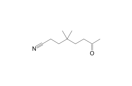 4,4-Dimethyl-7-oxooctanenitrile