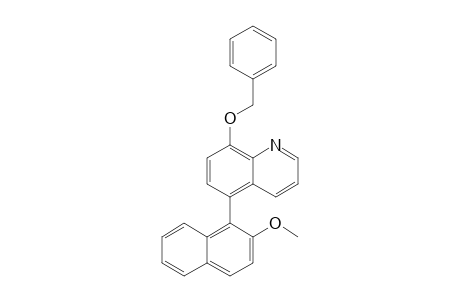 8-Benzyloxy-5-(2-methoxy-1-naphthyl)quinoline