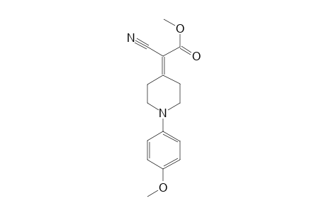 1-(4-METHOXYPHENYL)-4-[[CYANO-(METHOXYCARBONYL)]-METHYLENE]-PIPERIDINE