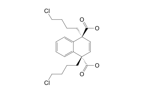 (TRANS)-1,4-(4-CHLOROBUTYL)-1,4-DIHYDRONAPHTHALENE-1,4-DICARBOXYLIC-ACID