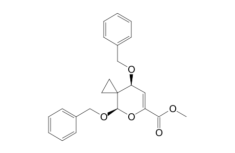 Methyl (cis)-4,8-bis(benzyloxy)-5-oxaspiro[2.5]oct-6-ene-6-carboxylate