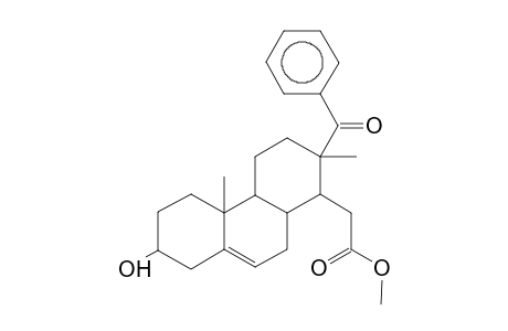 (2-Benzoyl-7-hydroxy-2,4b-dimethyl-1,2,3,4,4a,4b,5,6,7,8,10,10a-dodecahydrophenanthren-1-yl)acetic acid, methyl ester