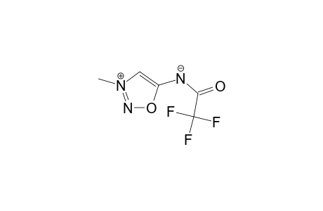 1,2,3-Oxadiazol-3-ium, 5-trifluoroacetylamidato-3-methyl-