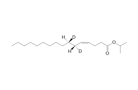Isopropyl (6R,7R)-[6,7-2H2]-(4Z)-Hexadec-4-enoate
