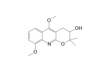 (3S)-5,9-dimethoxy-2,2-dimethyl-3,4-dihydropyrano[2,3-b]quinolin-3-ol