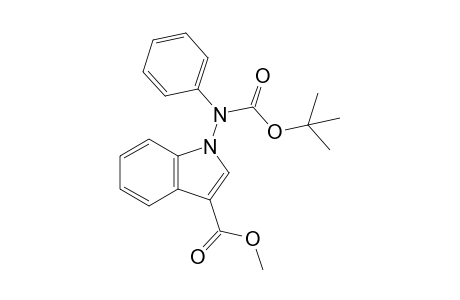 Methyl 1-[(tert-Butyloxycarbonyl)(phenyl)amino]-1H-indole-3-carboxylate