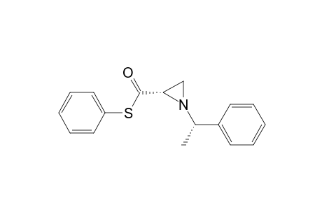 S-Phenyl (-)-(2S,1'S)-1-(1-Phenylethyl)aziridine-2-carbothioate