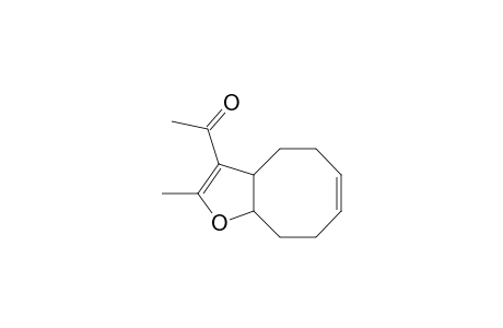 3-Acetyl-2-methyl-3a,4,5,8,9,9a-hexahydro-cyclooctafuran