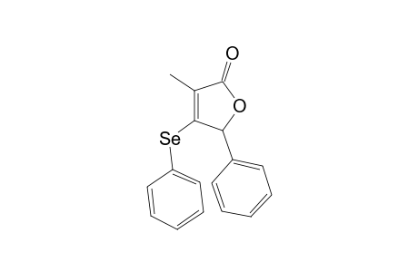 3-Methyl-5-phenyl-4-phenylselanyl-5H-furan-2-one