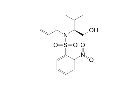 N-allyl-N-[(1S)-1-(hydroxymethyl)-2-methyl-propyl]-2-nitro-benzenesulfonamide