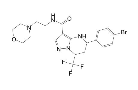 5-(4-bromophenyl)-N-[2-(4-morpholinyl)ethyl]-7-(trifluoromethyl)-4,5,6,7-tetrahydropyrazolo[1,5-a]pyrimidine-3-carboxamide