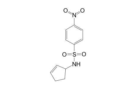 N-(Cyclopent-2'-en-1'-yl)-4-nitrobenzenesulfonamide