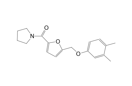 1-{5-[(3,4-dimethylphenoxy)methyl]-2-furoyl}pyrrolidine