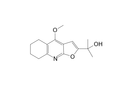 2-(4-Methoxy-5,6,7,8-tetrahydrofuro[2,3-b]quinolin-2-yl)-2-propanol