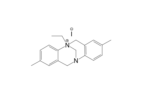 2,8-Dimethyl-11-ethyl-5,11-methano-6H,12H-tetrahydrodibenzo[b,f][1,5]diazocine-11-ium iodide