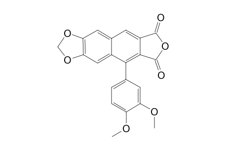 1-(3,4-Dimethoxyphenyl)-6,7-(methylenedioxy)naphthalenic 2,3-anhydride