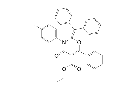 5-ETHOXYCARBONYL-3-(4-METHYLPHENYL)-6-PHENYL-2-DIPHENYLMETHYLENE-4H-1,3-OXAZINE-2,4-DIONE