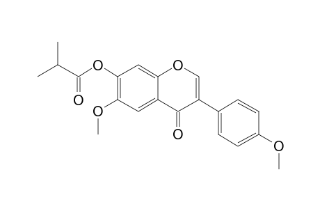 6,4'-Dimethoxy-7-hydroxyisoflavone, 2-methylpropionate