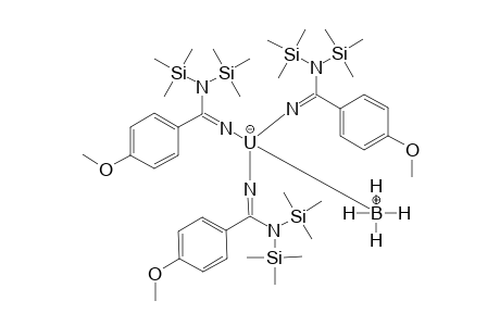 tris[ 4-Methoxy-N,N'-bis(trimethylsilyl)benzamidinato] (tetrahydroborato)uranium(IV)