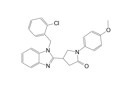 4-[1-(2-chlorobenzyl)-1H-benzimidazol-2-yl]-1-(4-methoxyphenyl)-2-pyrrolidinone