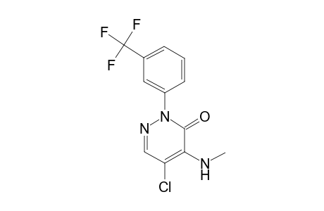 5-Chloro-4-(methylamino)-2-[3-(trifluoromethyl)phenyl]-3(2H)-pyridazinone