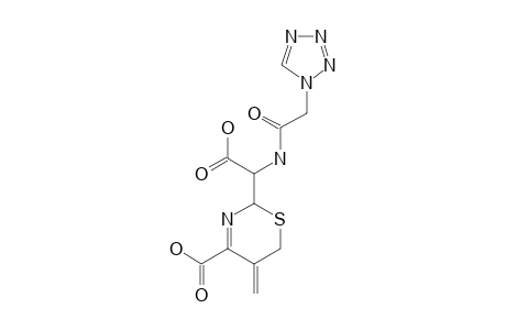 IMPURITY-II;2-[CARBOXY-[(1H-TETRAZOL-1-YL-ACETYL)-AMINO]-METHYL]-5-METHYLIDENE-5,6-DIHYDRO-2H-1,3-THIAZINE-4-CARBOXYLIC-ACID