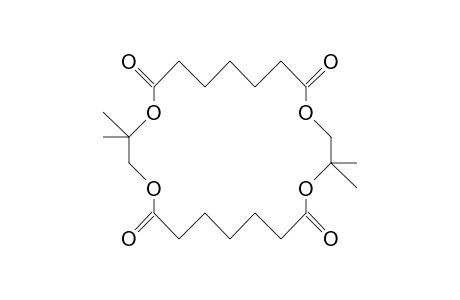 10,10,21,21-Tetramethyl-1,9,12,20-tetraoxa-2,8,12,19-tetraoxo-cyclodocosane